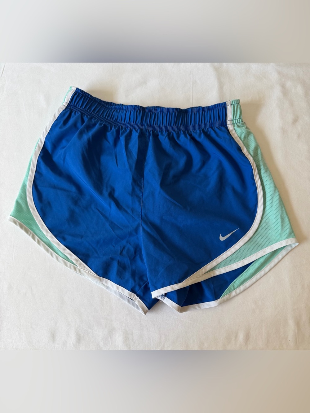 Nike Dri-Fit Blue Athletic Running Shorts w/ Liner & Drawstring Women’s Size XS